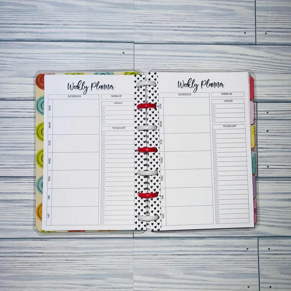 Happy planner mini size monthly and weekly layout disney Mickey Mouse